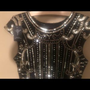 1920s Sequenced flapper dress
